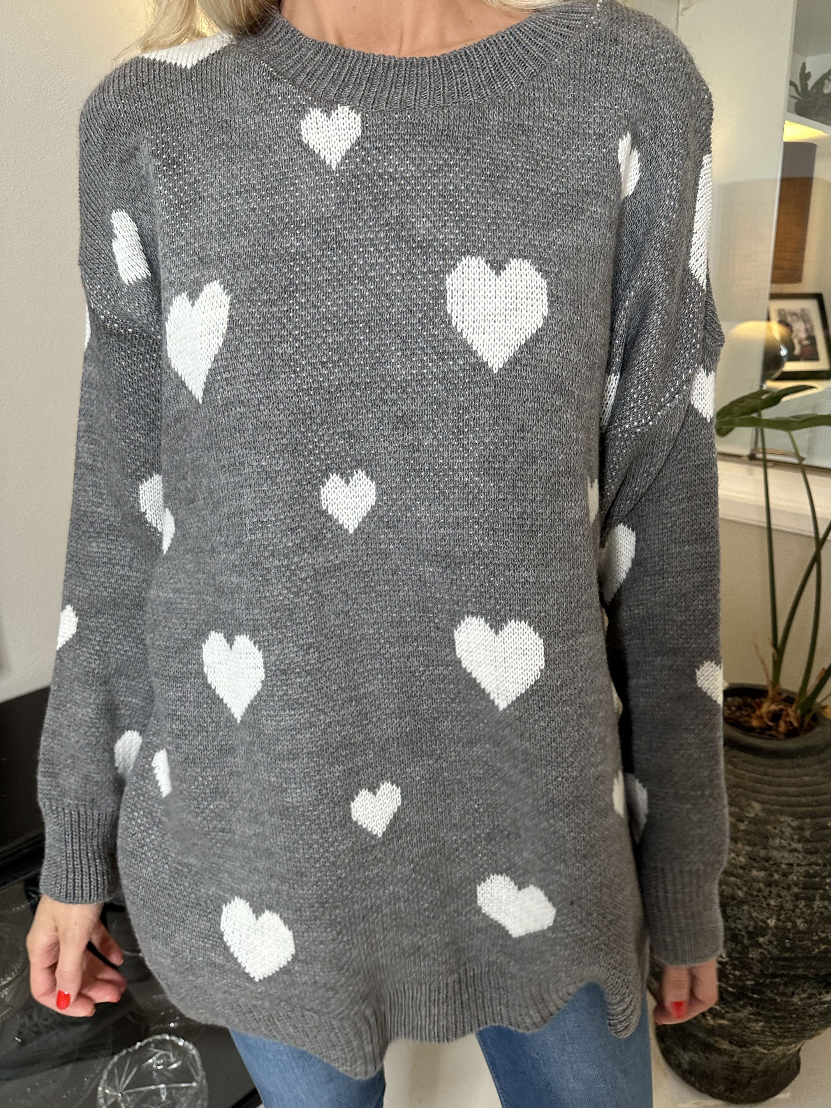 Sifine - Söt stickning med hjärtan